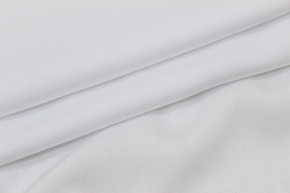 Мерный лоскут (ткань в отрезах) Плательная вискоза цв.Белый (отбеленный), ш.1.45м, вискоза-100%,200гр/м.кв