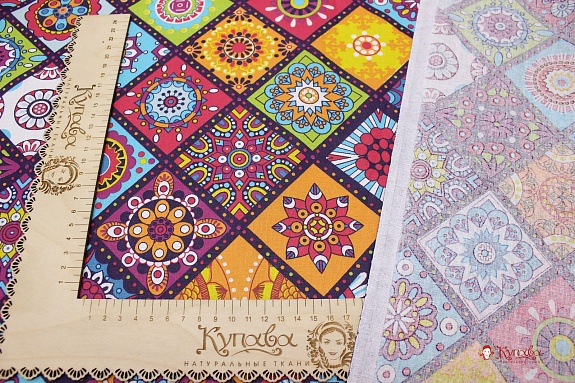 Бязь "Калейдоскоп", ш.1.5м, хлопок-100%, 120гр/м.кв