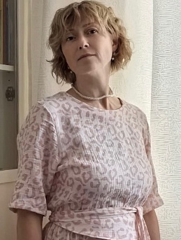 Платье из муслина  "Леопардовые пятнышки на нежно-розовом"