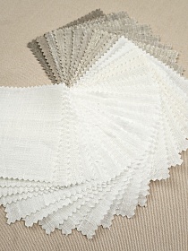 Комплект образцов "Лен цв.белый, цв.натуральный" №1