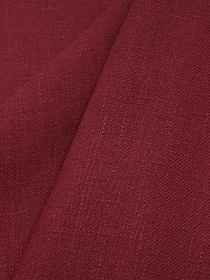 Конопля с хлопком-диагональ цв.Винтажно-бордовый, СОРТ2, ш.1.4м, конопля-80%, хлопок-20%, 246гр/м.кв