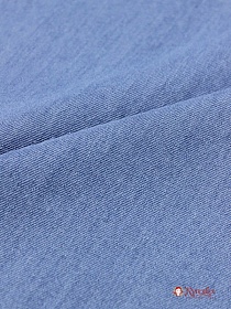 Мерный лоскут - Плотная джинсовая ткань цв.Светлый сине-голубой, ш.1.5м, хлопок-95%, п/э-5%