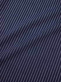 Образец Пестрядь "Средняя полоска на чернильно-синем-3", ш.1.43м, хлопок-95%, п/э-5%,140гр/м.кв