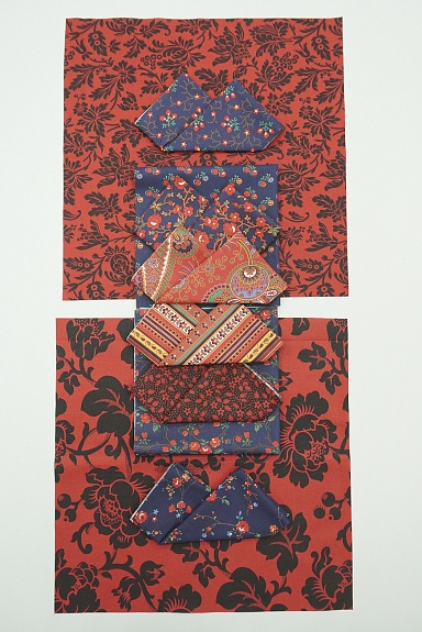 Набор тканей для рукоделия "Наследие мануфактур", 35*35 см, 10 шт