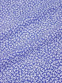 Вискоза с хлопком "Ветерок на васильково-фиолетовом", ш.1.44м, хлопок-70%, вискоза-30%, 90гр/м.кв