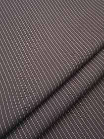 Пестрядь "Средняя полоска на кофейно-сером с лиловым оттенком", ш.1.45м, хл-95%, п/э-5%, 135гр/м.кв