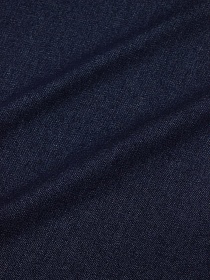 Плотная джинсовая ткань цв.Чернильно-синий, ш.1.5м, хлопок-95%, п/э-5%, 370гр/м.кв