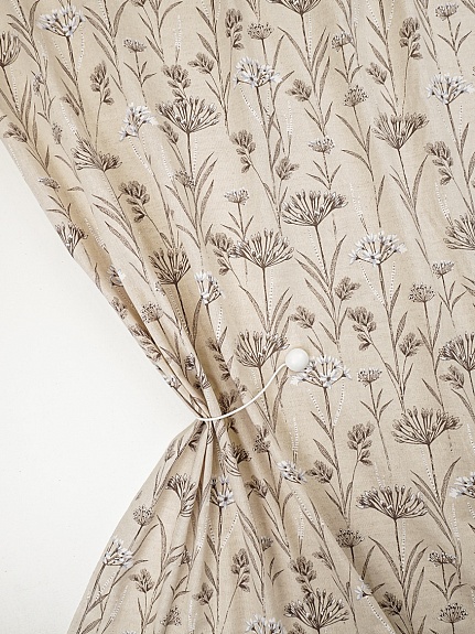 Полулен "Летний шепот" (на суровом), ш.1.5м, лен-30%, хлопок -70%, 140гр/м.кв