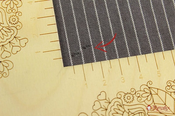 БРАК(цена снижена)Пестрядь "Средняя полоска на серо-коричневом", ш.1,42м, хл-95%, п/э-5%, 165гр/м.кв