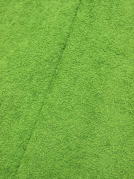 Махровая ткань цв.Оливка, ш.1.5м, хлопок-100%, 350гр/м.кв