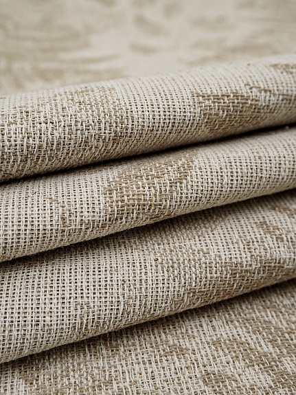 Полульняной жаккард "Монтеверде" цв.суровый, ш.2.85м, лен-71%, хлопок-29%, 265гр/м.кв