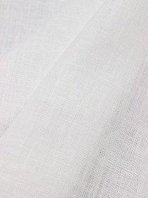 Лен костюмный с эффектом мятости цв.Белый, ш.1.45м, лен-100%, 190гр/м.кв