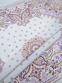 Ситец "Восточные узоры" (Гол.платок 0.95м*0.95м), СОРТ2, ш.0.95м, хл-100%, 99гр/м.кв, раппорт 100см