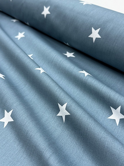 Сатин "Ралли - звезды", (комп), ш.2.35м, хлопок-100%, 120гр/м.кв