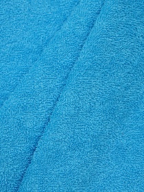 Махровая ткань цв.Лазурно-бирюзовый, ш.1.5м, хлопок-100%, 350гр/м.кв