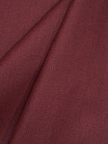 Мерный лоскут(ткань в отрезах) Сатин цв.Бордовый с терракотовым оттенком, ш. 2.2м, хлопок-100%, 135гр/м.кв