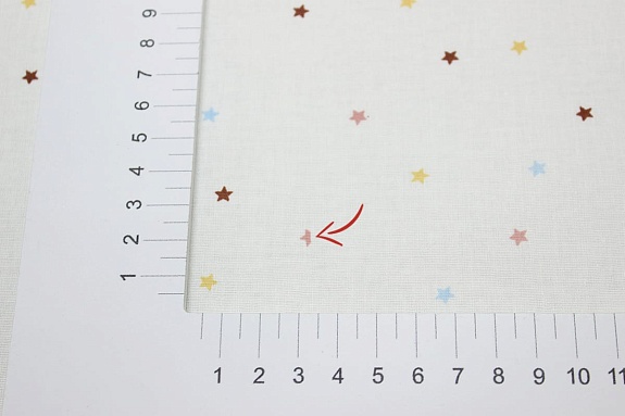 Поплин "Звездная россыпь", СОРТ2, ш.1.5м, хлопок-100%, 105гр/м.кв