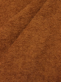 Махровая ткань цв.Темно-коричневая охра, ш.1.5м, хлопок-100%, 350гр/м.кв