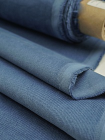 Микровельвет Мини цв.Джинсово-синий, ш.1.45м, хлопок-100%, 140гр/м.кв