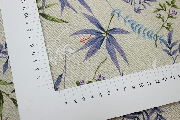 Полулен "Прохладный полдень" (на суровом), СОРТ2, ш.1.5м, лен-30%, хлопок-70%, 140гр/м.кв