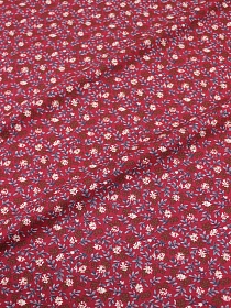 Импорт. хлопок "Мелания" цв.т.малиновый, ш.1.5м, хлопок-100%, 100гр/м.кв