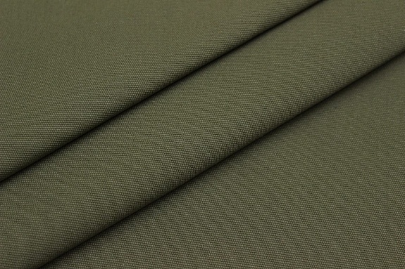 Плотный хлопок цв.Винтажный зеленый хаки, ш.1.55м, хлопок-100%, 235гр.м/кв