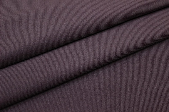 Микровельвет цв.Темный коричнево-лиловый, ш.1.45м, хлопок-100%, 190гр/м.кв