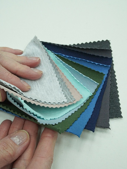 Комплект образцов "Кулирка с лайкрой" №1