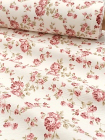 Ткань Дак "Нежность в цвету", ш.1.8м, хлопок-65%, п/э-35%, 225гр/м.кв