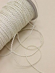 Вьюнчик цв.молочный/золото, 3мм