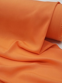 Штапель цв.Оранжевый, ш.1.45м, вискоза-100%, 110гр/м.кв