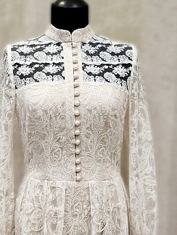 Платье для невесты из Кружевного полотна "Мелодия узоров"  