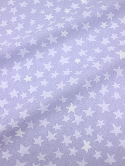 Перкаль "Звездное мерцание" цв.бл.серо-фиолетовый, ш.2.2м, хлопок-100%, 110гр/м.кв