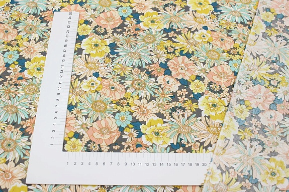 Импорт. хлопок "Каскад чувств", ш.1.5м, хлопок-100%, 100гр/м.кв