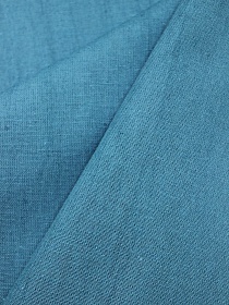 Хлопколен винтаж (жгутовое окрашивание) цв.Бирюзово- зеленый, ш.1.54м, лен-15%, хл-85%, 200гр/м.кв
