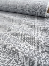 Ткань Дак/Duck "Гаррет" цв.серый, ш.1.8м, хлопок-65%, п/э-35%, 210гр/м.кв