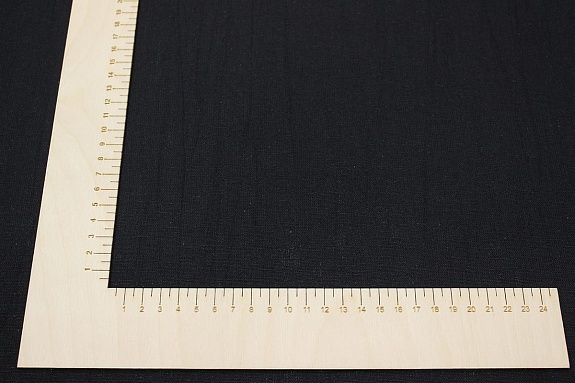 Хлопколен винтаж (жгутовое окраш) цв.Черный с серым оттенком, ш.1.5м, лен-15%, хл-85%, 200гр/м.кв