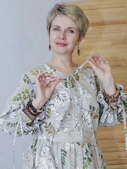 Платье из Полульна "Белая акация"