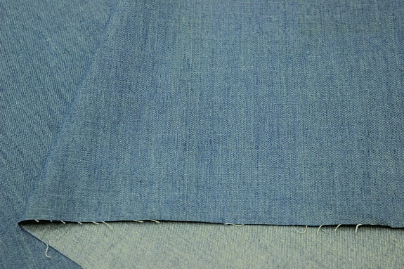 Сорочечная джинсовая ткань цв.Мурена меланж, СОРТ2, ш.1.45м, хлопок-50%, вискоза-50%, 137гр/м.кв