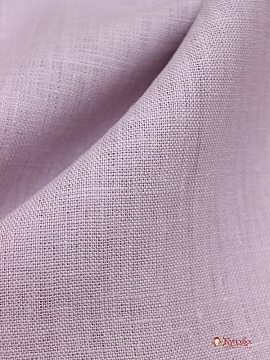 Лен костюмный цв.Сиренево-розовый туман, ш.1.5м, лен-100%, 190гр/м.кв