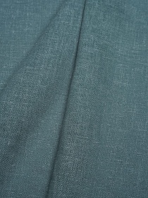 Лен с вискозой с эффектом мятости цв.Винтажная морская волна, ш.1.45м, лен-56%, вискоза-44%