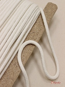 Шнур с сердцевиной цв.суровый, 8мм, вискоза-90%, п/э-10%