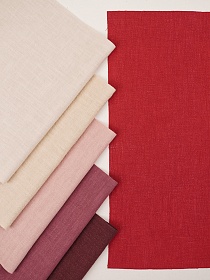 Набор тканей для рукоделия "Крапива Ramie: Рассвет", 45*30 см, 6 шт