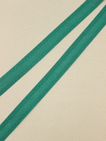 Косая бейка цв.Темно-нефритовый, ш.15мм, хлопок-100%
