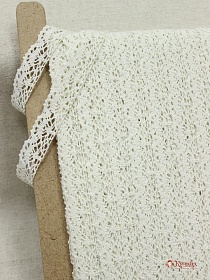 Кружево цв.ванильный, ш.22мм, хлопок-90%, п/э-10%, рис.044/2