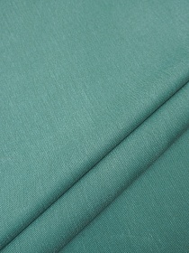 Джинс с ворсом цв.Винтажно-изумрудный, ш.1.5м, хлопок-100%, 330гр/м.кв