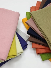 Комплект лоскута 1кг Хлопок однотонный микс