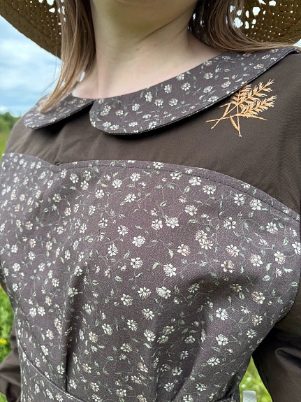Платье из импортного хлопка "Воздушное сплетение"