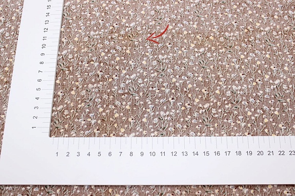 Штапель "Милолика" цв.карамельно-коричневый, СОРТ2, ш.1.46м, вискоза-100%, 90гр/м.кв