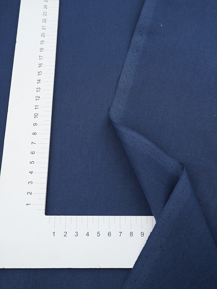 Поплин цв.Темно-синий, ш.2.2м, хлопок-100%, 110гр/м.кв